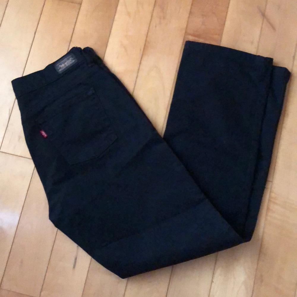 Levi’s 505 Black Straight legJeans size 6 short